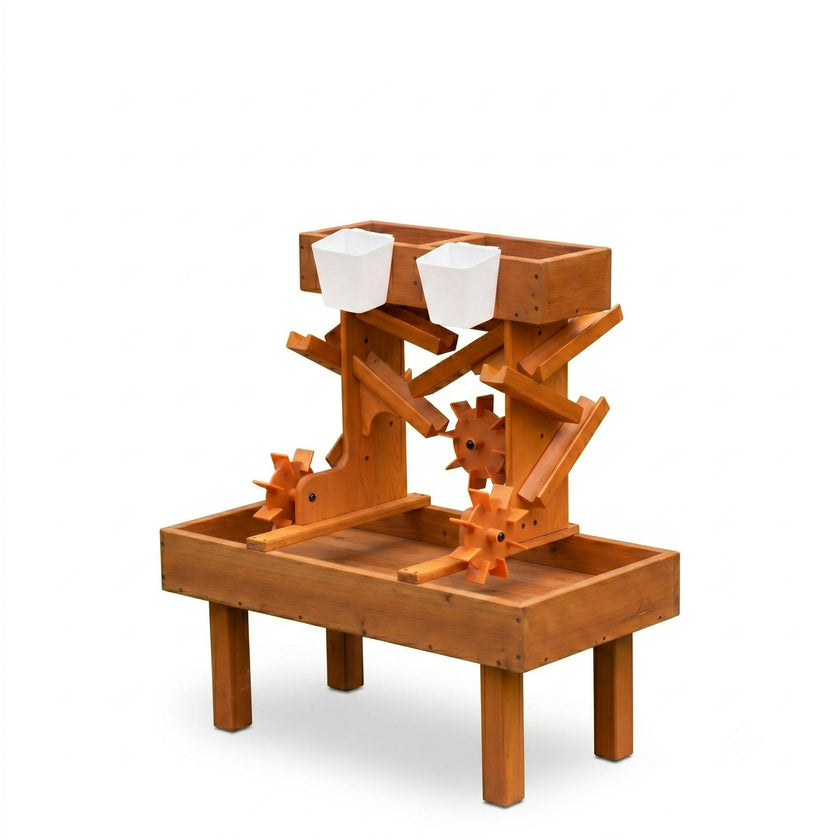Outdoor Wooden Water Table for Toddlers | Kids’ Sensory Play Station