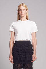 LARA CREW T-SHIRT | WHITE