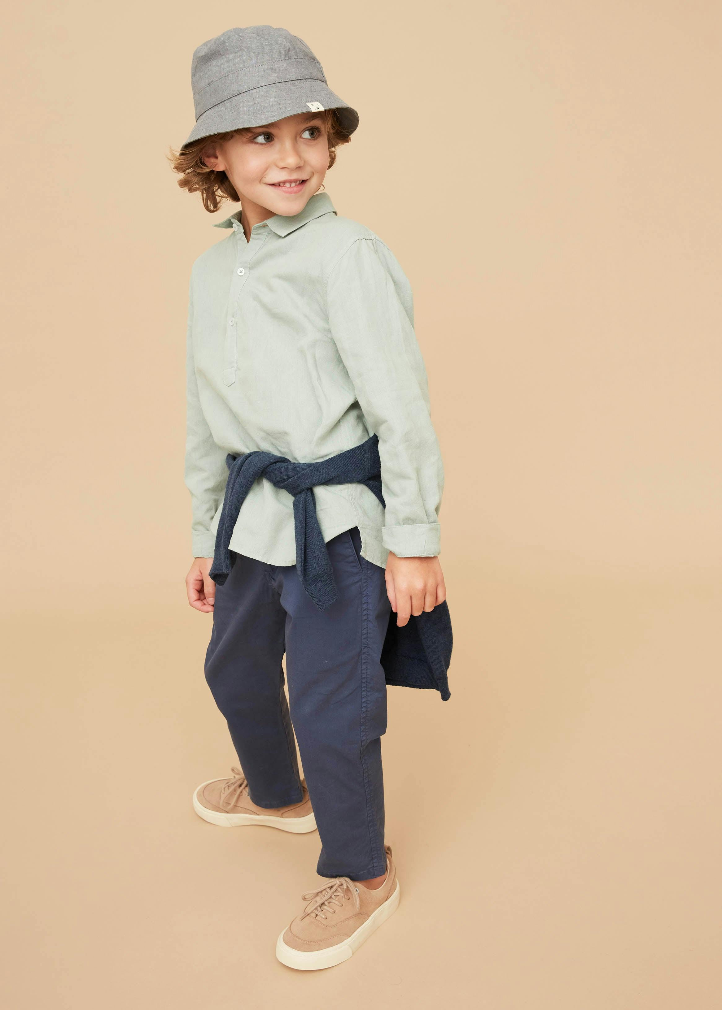 Linen Cotton Kaftan Shirt