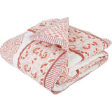 Block-Printed Cotton Crib Quilt