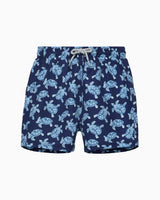 Boys Swimshorts in Navy Turtle