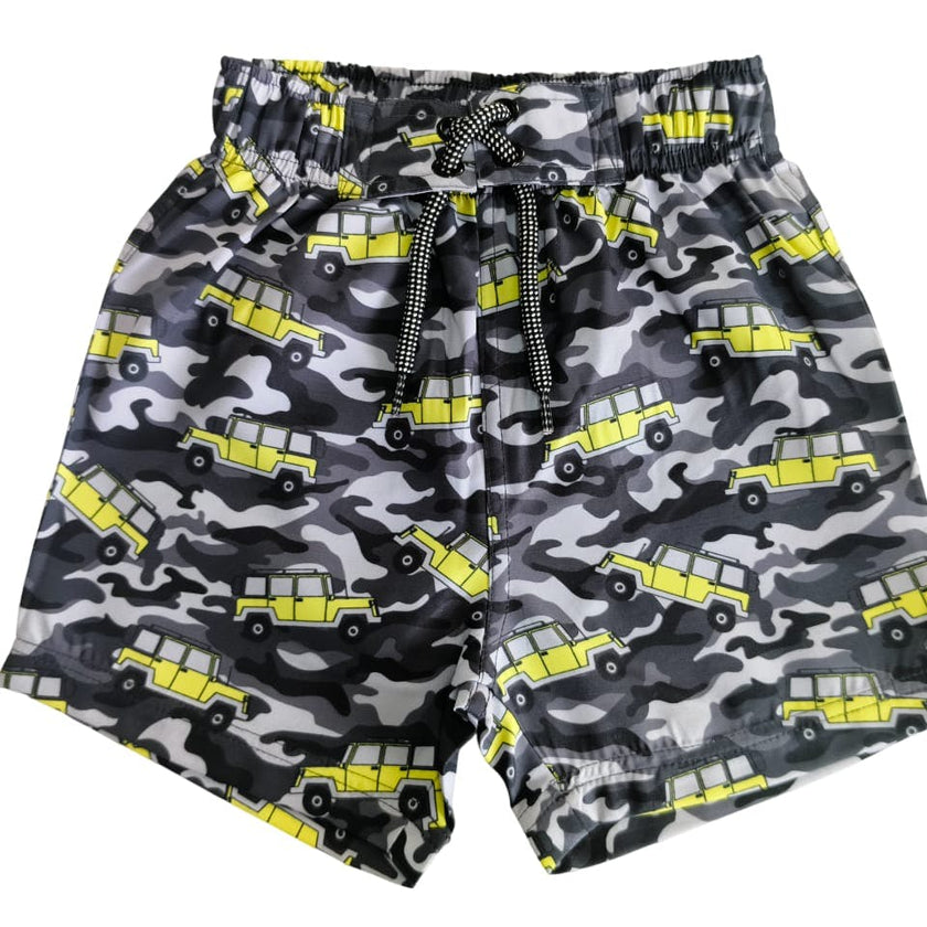 Kids Swim Board Shorts - Off Road