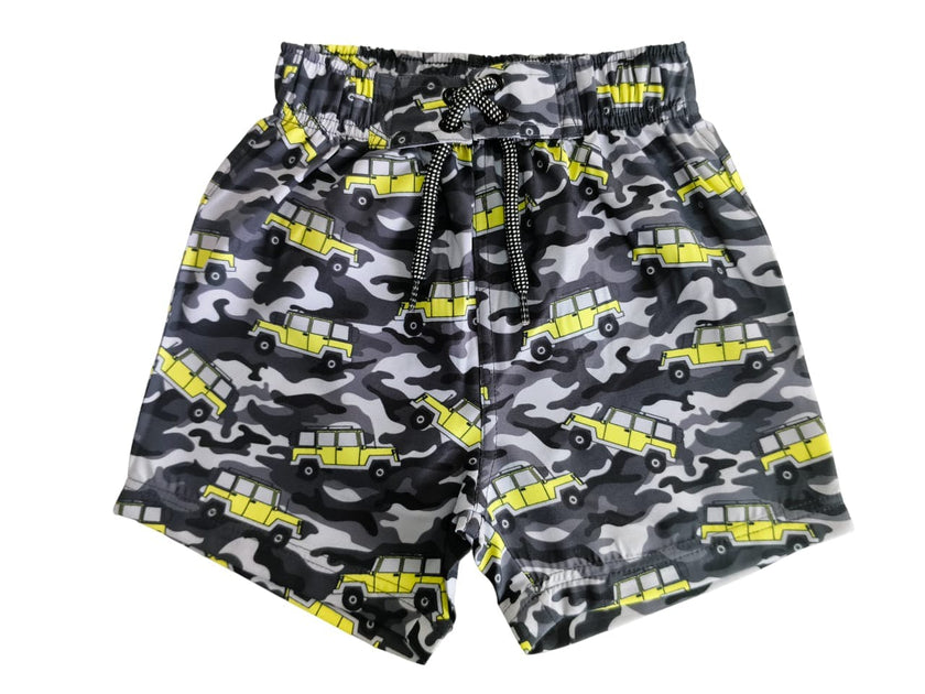 Kids Swim Board Shorts - Off Road