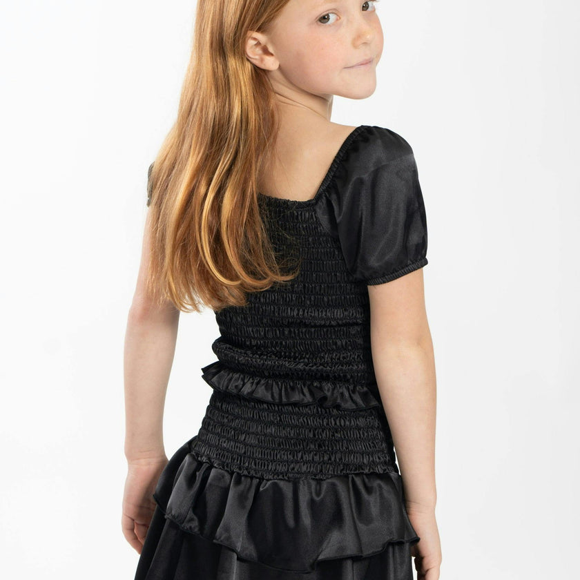 Kids Amber Smocked Ruffle Dress