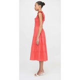 The Ellie Nap Dress - Coral Daisy Broderie