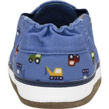 I Love Trucks Med Blue Soft Sole