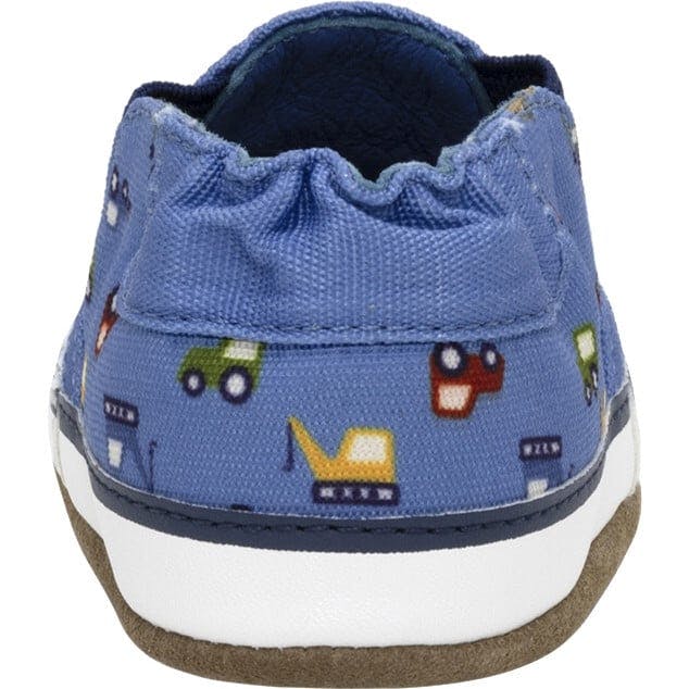 I Love Trucks Med Blue Soft Sole