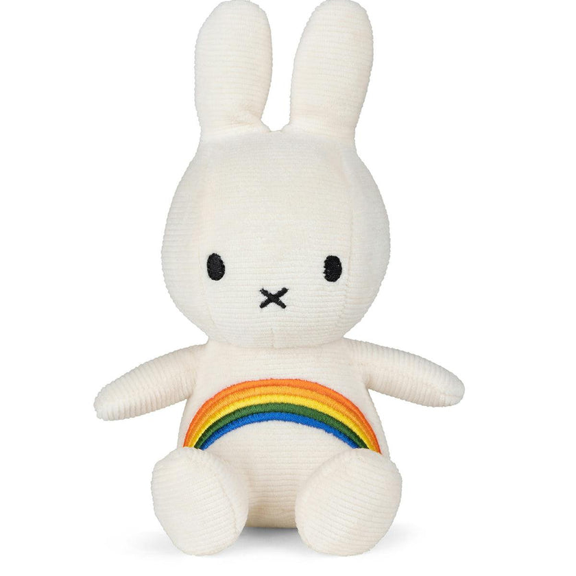 Plush Miffy Rainbow Offwhite 7"