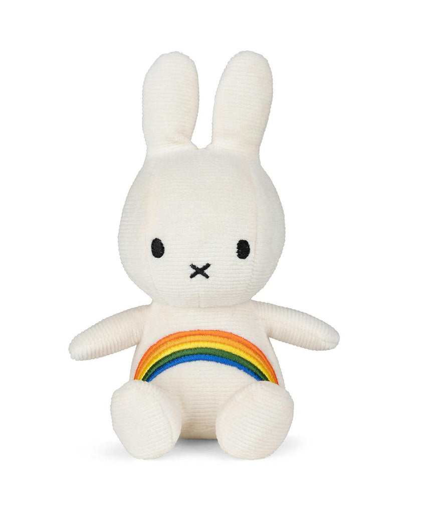 Plush Miffy Rainbow Offwhite 7"