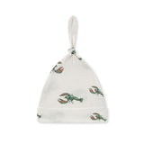 Mint Lobster Luxe Stretch Newborn Gown & Hat Set