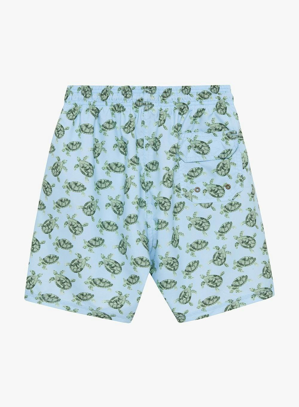 Mens Daddy & Me Swimshorts in Turtle