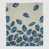 Cotton Sustainable Knit Throw Blanket | Coastal - Oyster