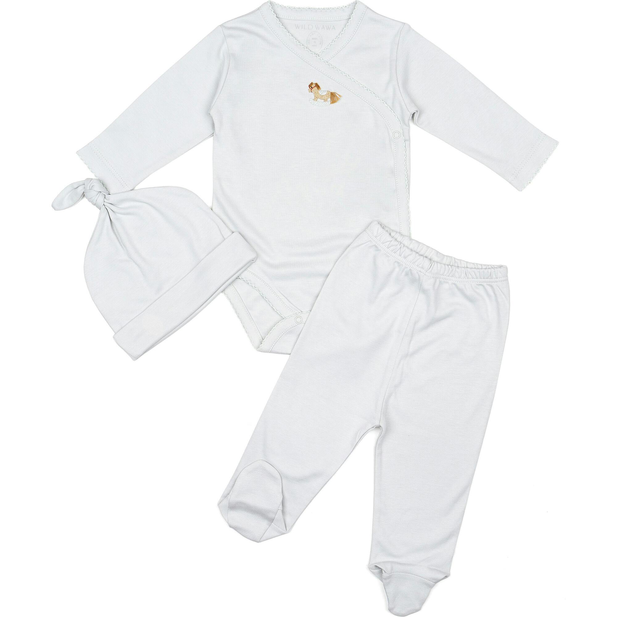 Embroidered Three Piece Set