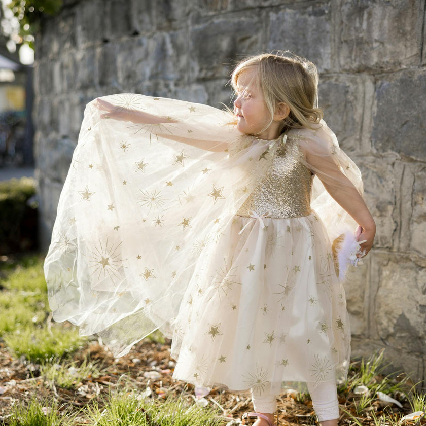Glam Party Gold Cape