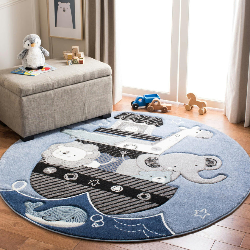 Carousel Kids Noah Rug, Blue