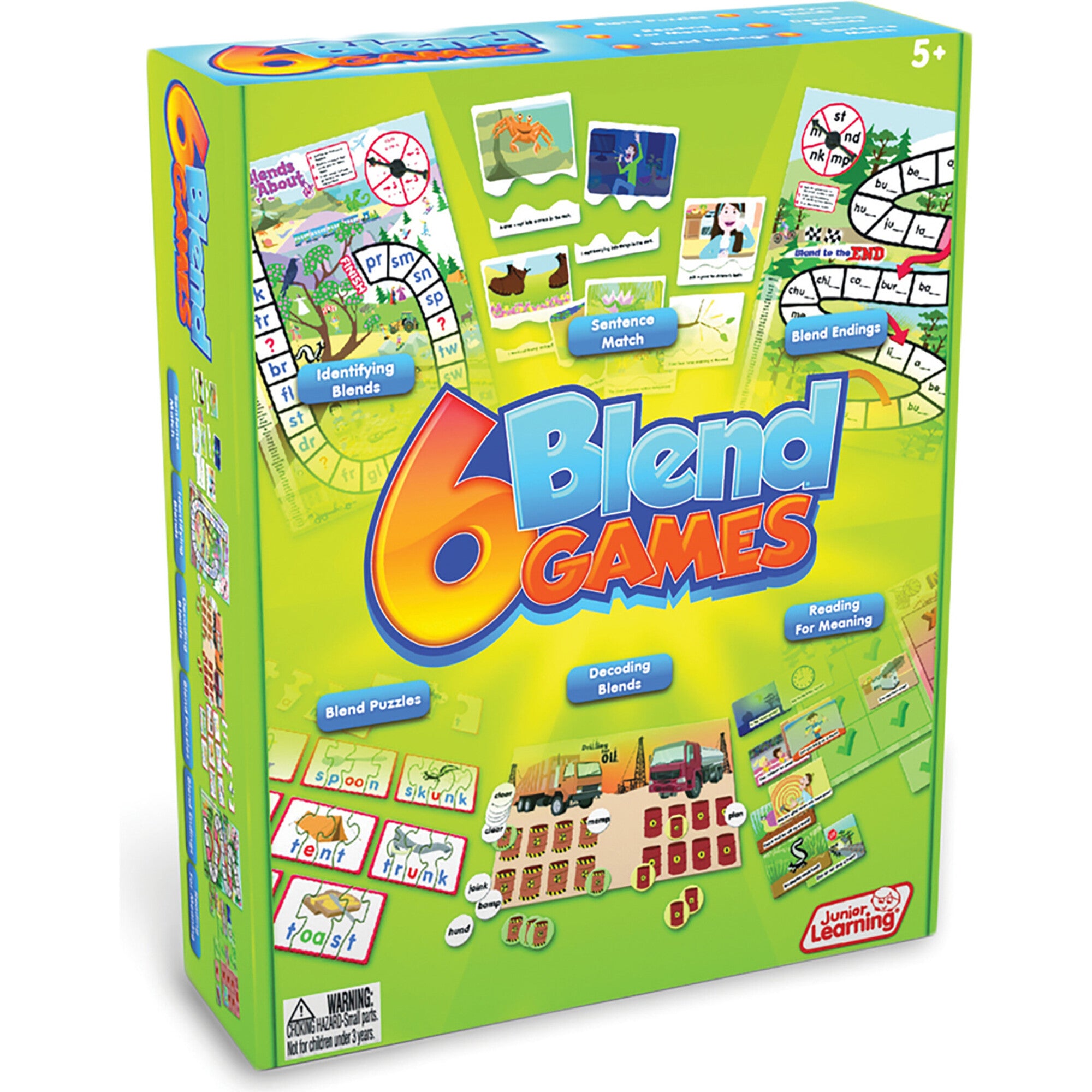 6 Blend Games Junior Learning Board Game
