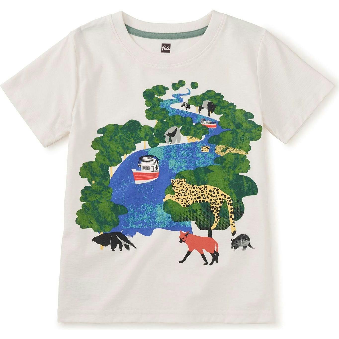Amazon Scenic Graphic Tee, White