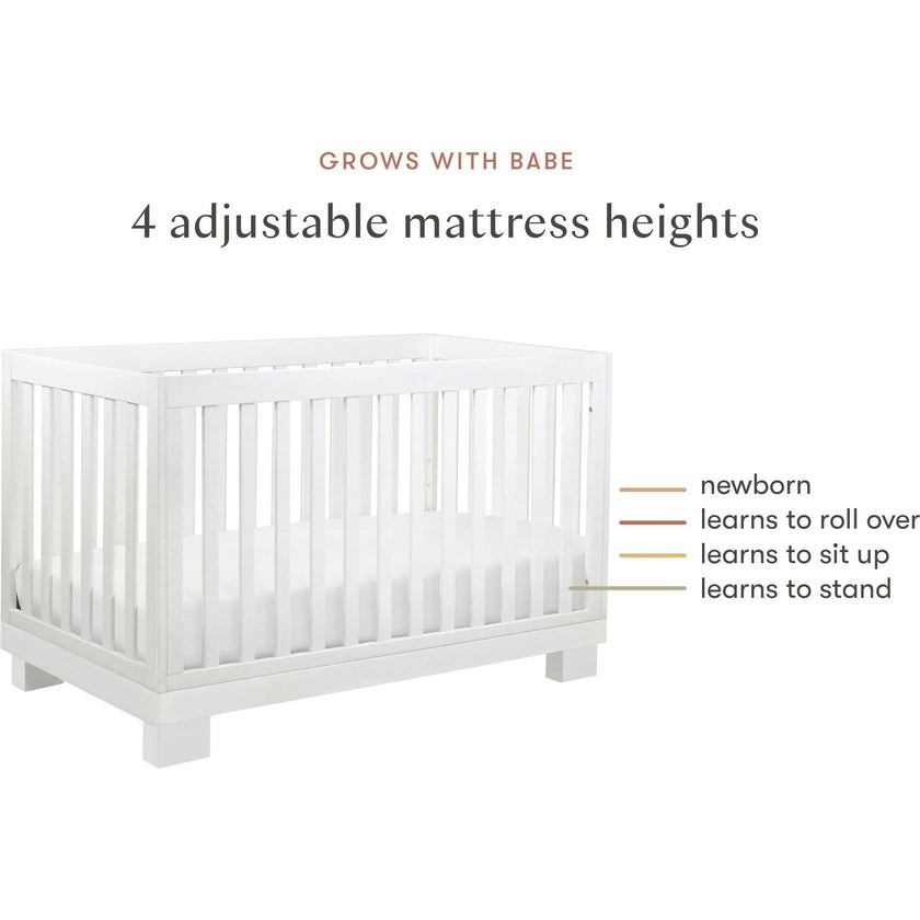 Modo 3-In-1 Convertible Crib with Toddler Bed Conversion Kit
