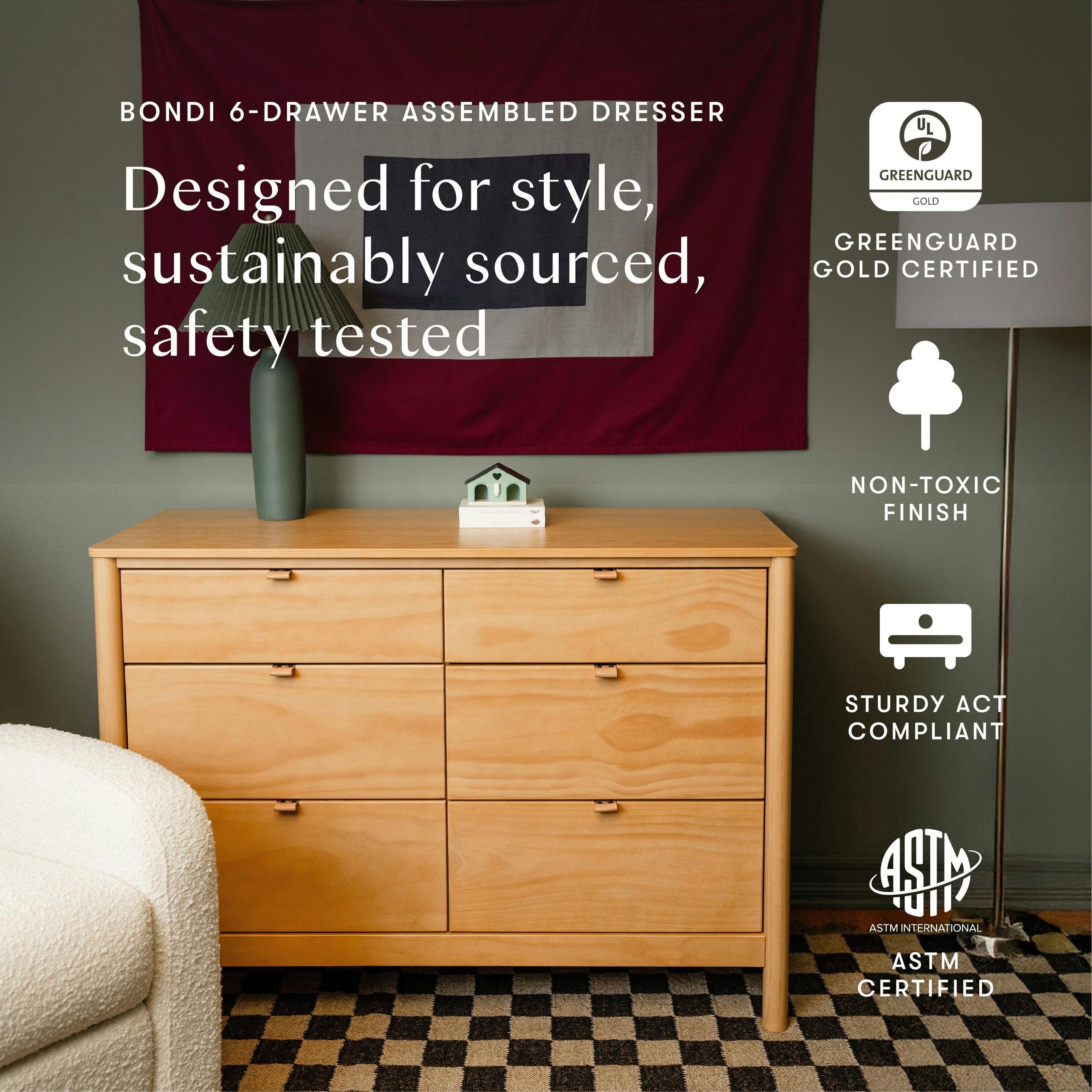 Babyletto Bondi 6-Drawer Assembled Dresser (48