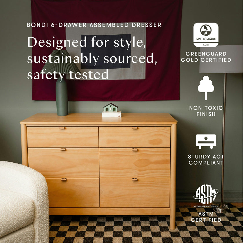 Babyletto Bondi 6-Drawer Assembled Dresser