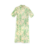 FLORAL LINEN DRESS
