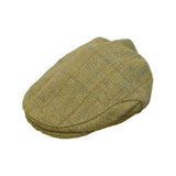 Lyall Tweed Flat Cap - Sand
