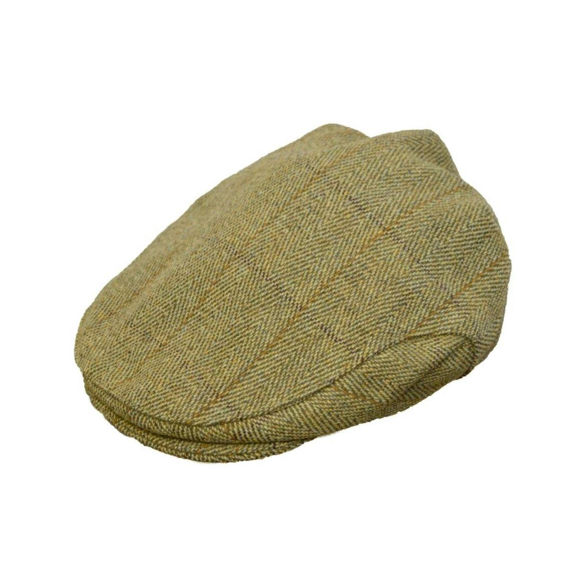 Lyall Tweed Flat Cap - Sand