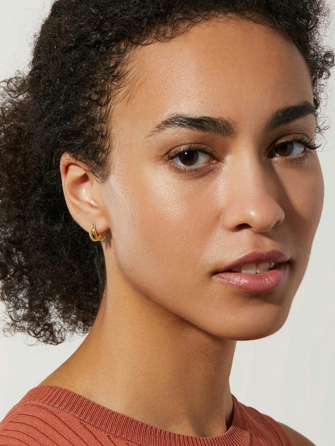 Small Hoop Earrings - Jesse
