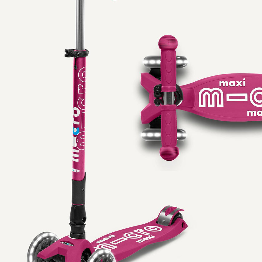 Micro Maxi Foldable LED Scooter