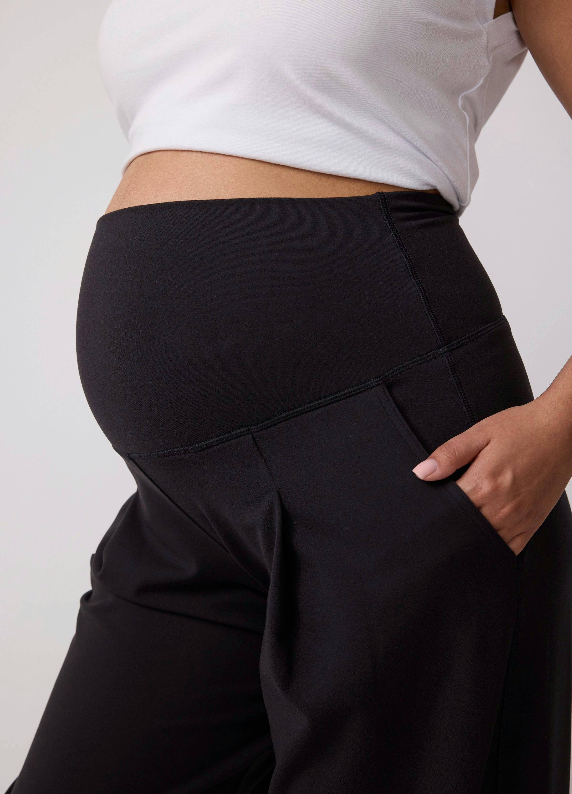High Rise Wide Leg Maternity Active Pant