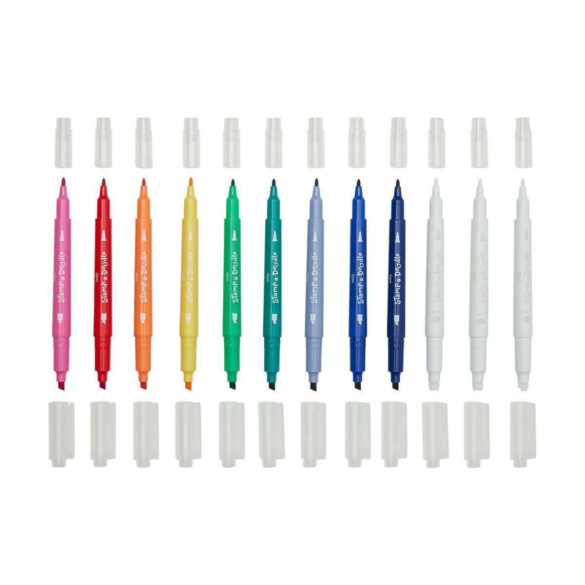 Stamp-A-Doodle Double Ended Markers - Color Changing - Set of 12