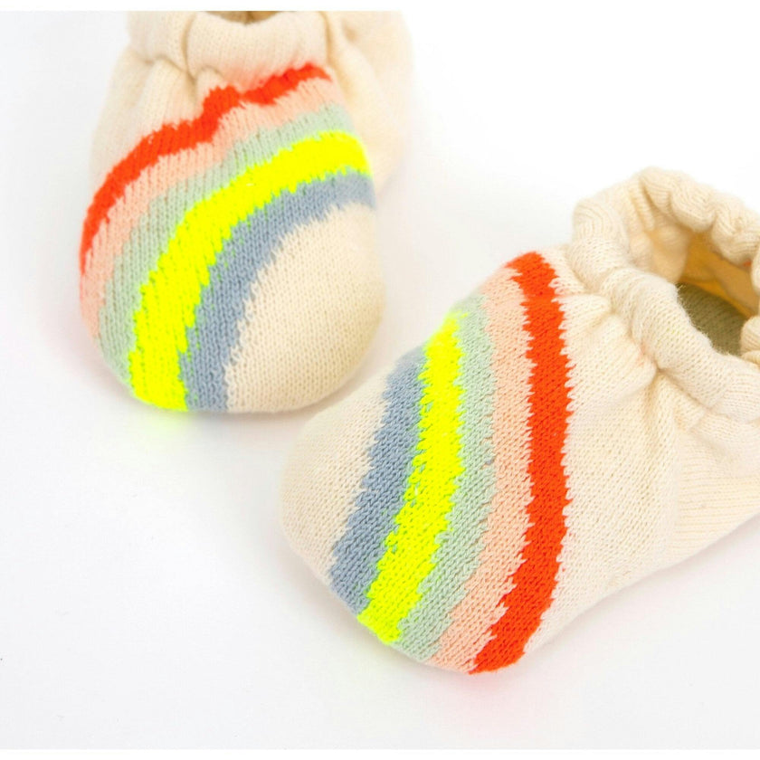 Rainbow Baby Booties