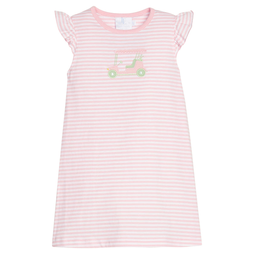 Applique Tilly Dress - Golf Cart