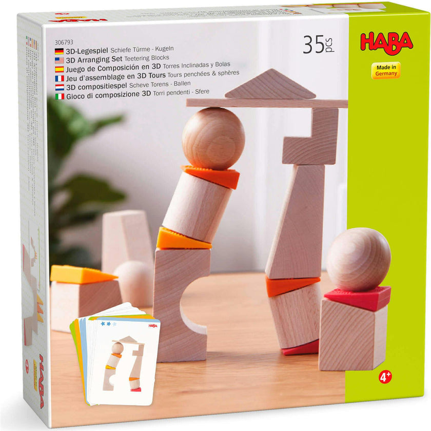 Teetering 3D Arranging Blocks