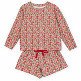 Janann Women's Sweatshirt Short Set - Floral Noel