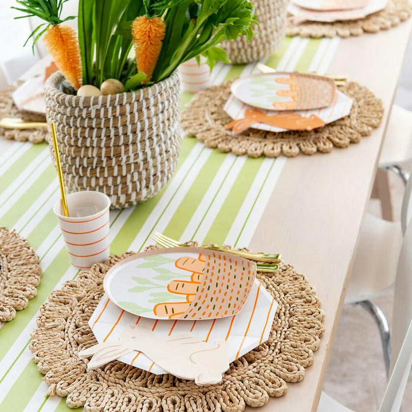 Springtime Garden Carrots Basket Small Plates
