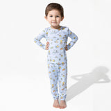 Easter Blue Bamboo Kids Pajamas