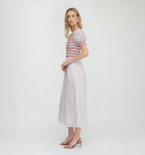 The Madeline Nap Dress - White Poppy Half Drop