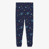 Kids organic PJ pant in rainbow of lights