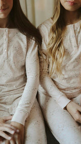Pajamas - Mini Roses Pink