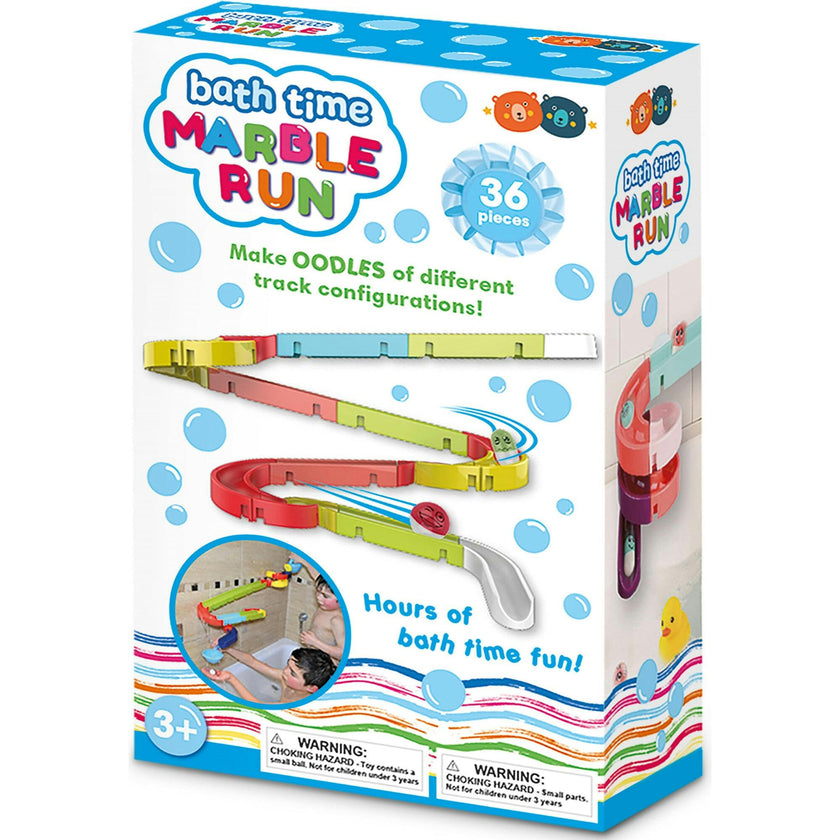 Buddy & Barney: Bath Time Marble Run - 36pc Set