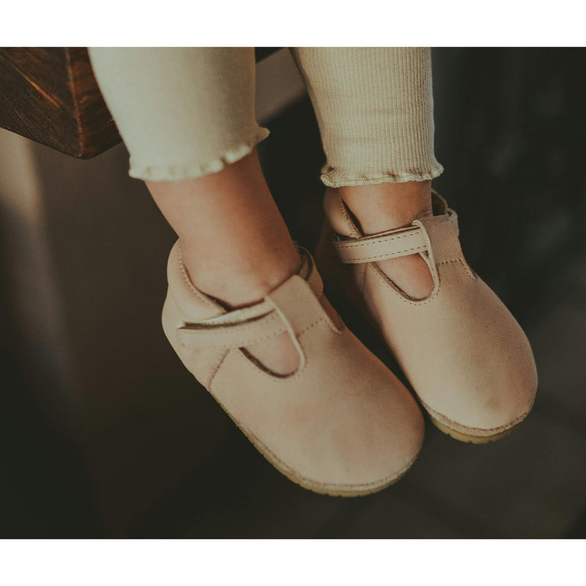 Elia Nubuck T-Bar Shoes