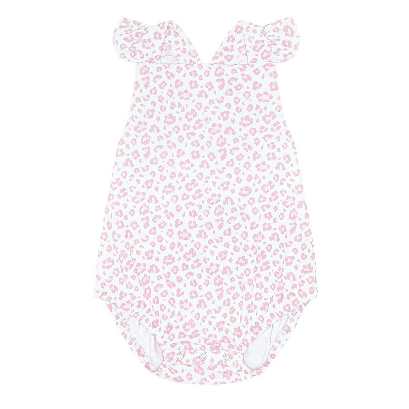 Pink Cheetah Print Ruffle Bubble