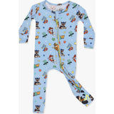 PAW Patrol: Varsity Blue Bamboo Convertible Footie