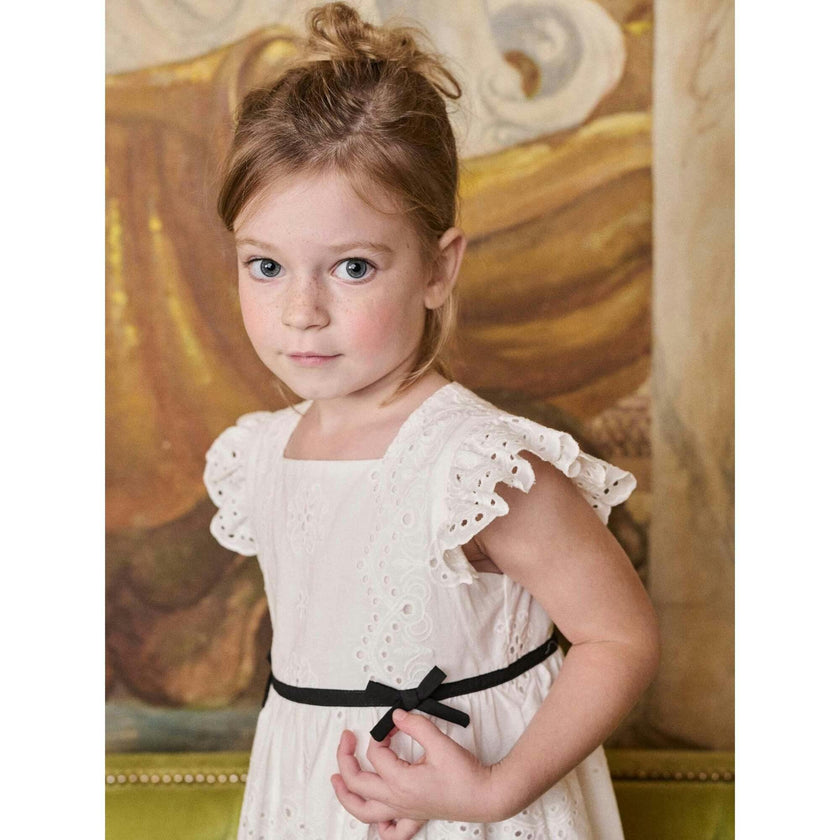 Nicky Hilton x La Coqueta Ivory Edie Girl Dress