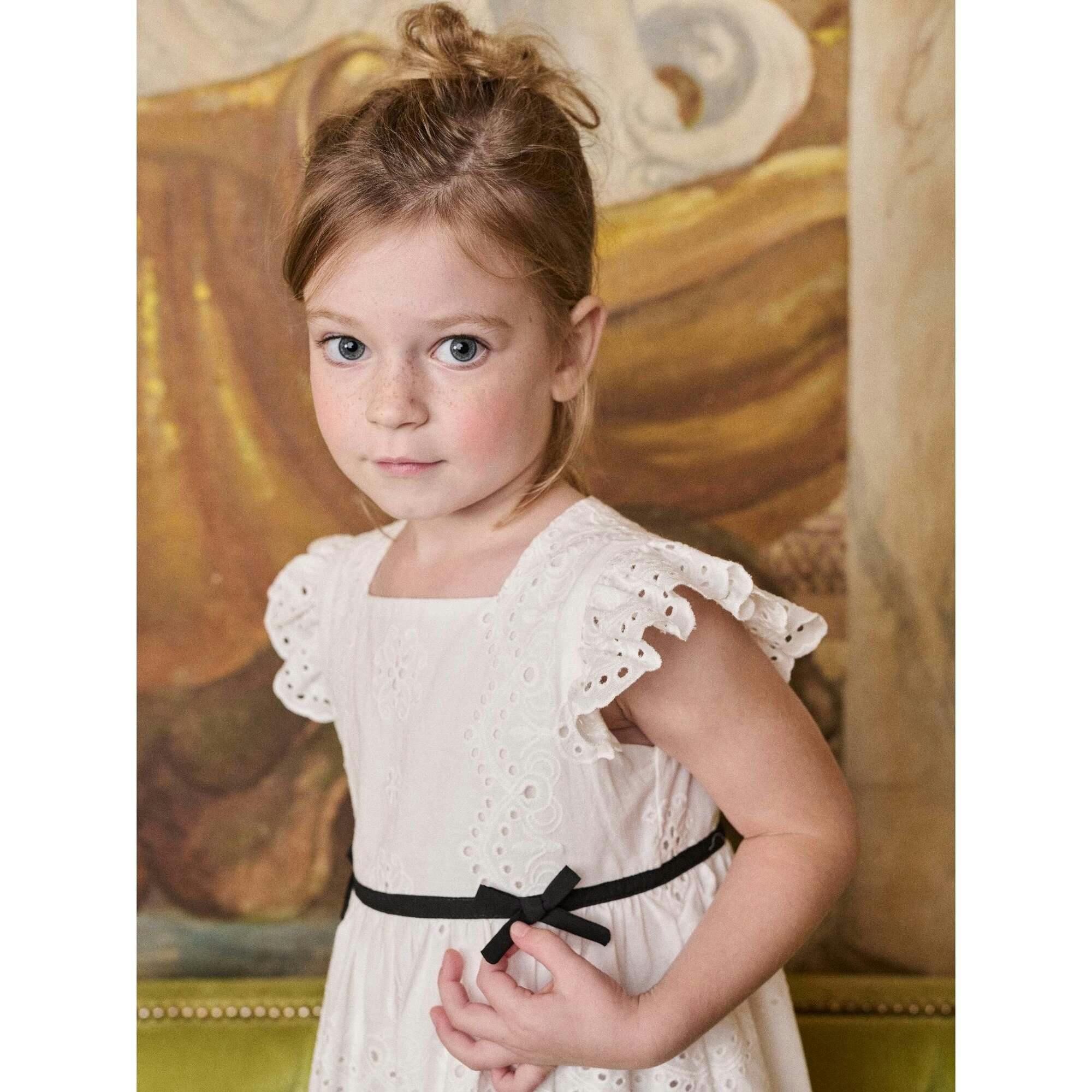 Nicky Hilton x La Coqueta Ivory Edie Girl Dress