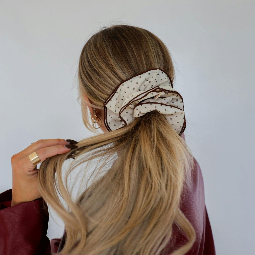 POLKA DOT CORSET SCRUNCHIE