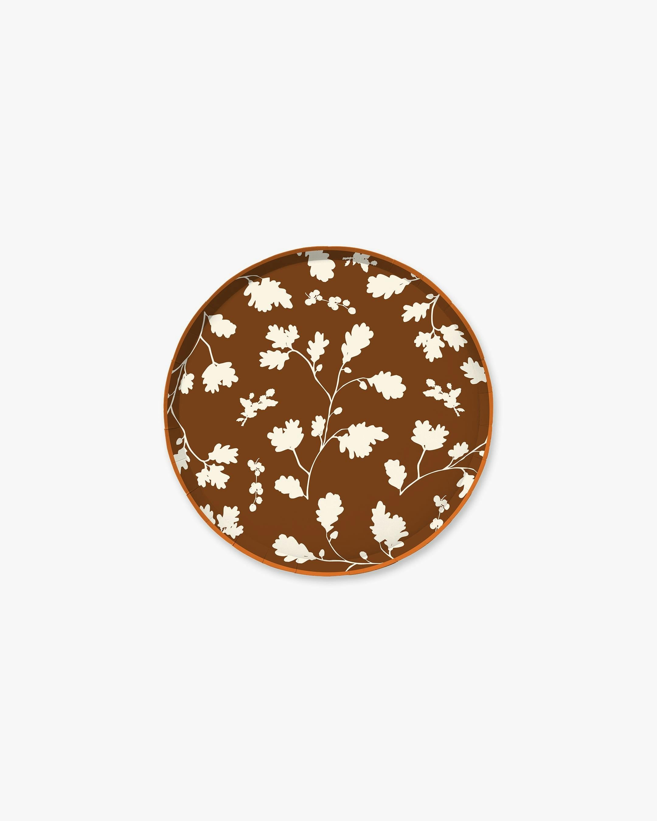 Hawthorne Hors d'Oeuvres Plate Set - Chocolate