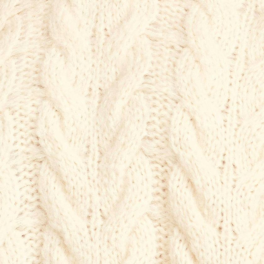 Salida Cable Turtleneck in Alabaster