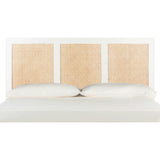 Vienna Cane Headboard, White